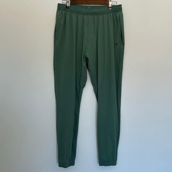 Gymshark Mens Studio Joggers, Green, Size XL Slim fit - Picture 1 of 8